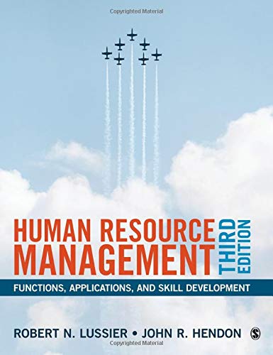 Human Resource Management: Functions, Applications, and Skill Development 3rd Edition