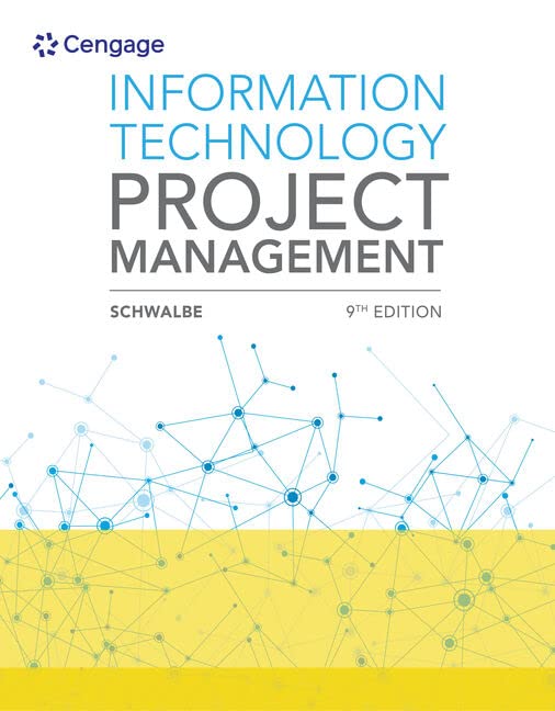 Information Technology Project Management 9th Edition