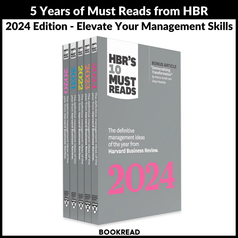 5 Years of Must Reads from HBR: 2024 Edition (5 Books) (HBR's 10 Must Reads) Product Bundle