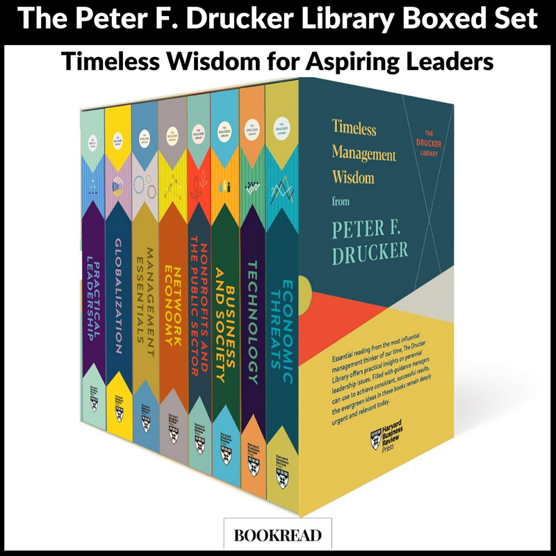 Peter F. Drucker Boxed Set (8 Books) (The Drucker Library)