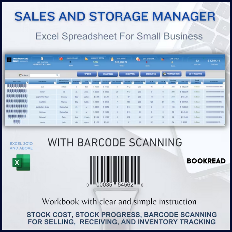 Effortless Inventory Management: Elevate Your Business with Our Stock & Sales Manager Template