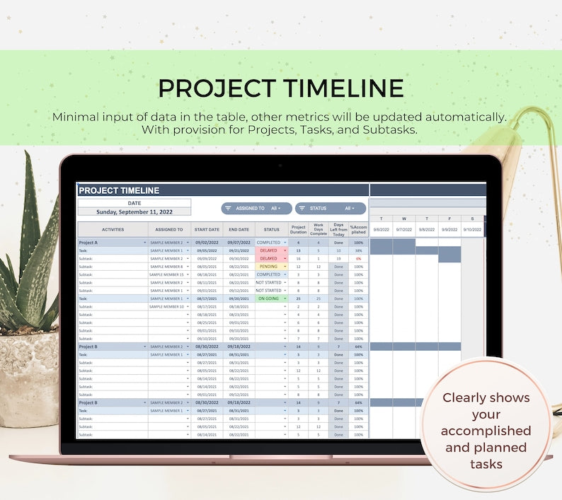 Effortless Project Management: Google Sheets Ultimate Toolkit