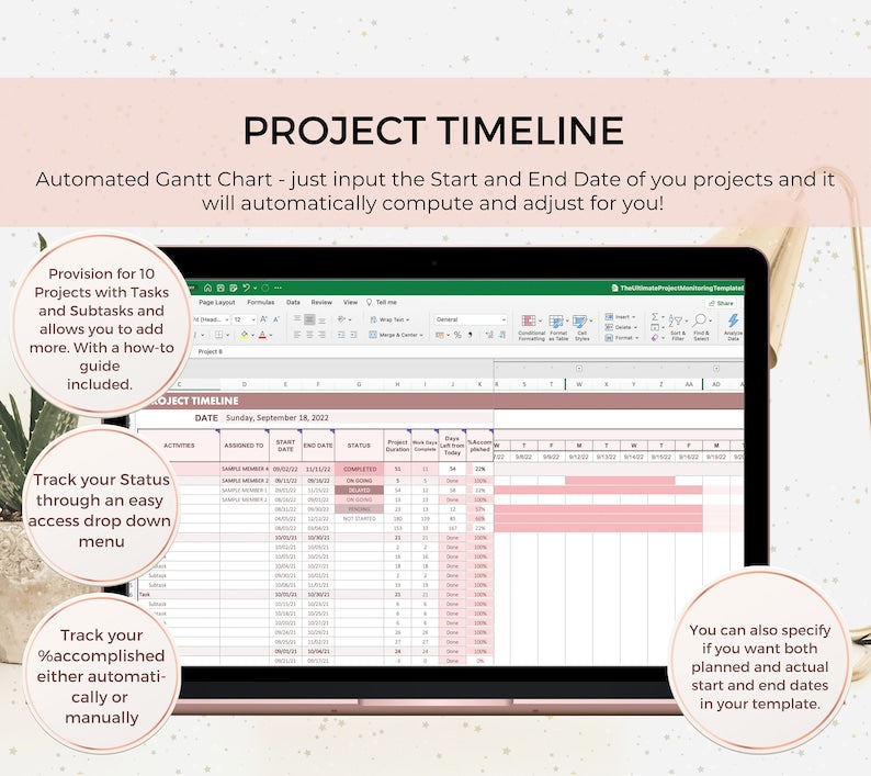 Boss Babe Powerhouse: Your Ultimate Project Management Template!