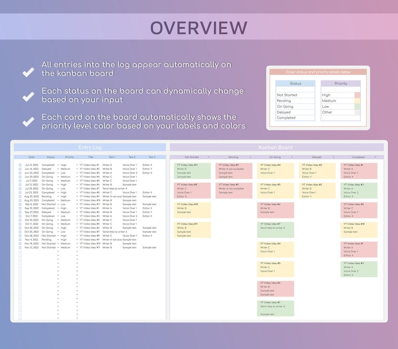 Streamline Your Workflow: Kanban Board Google Sheets Template for Effortless Project Management