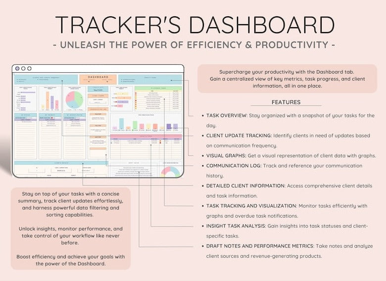 🚀 Elevate Your Business: Streamline Client Management with Our Comprehensive Tracker Template! 📈✨