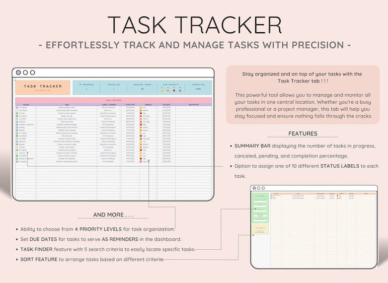 🚀 Elevate Your Business: Streamline Client Management with Our Comprehensive Tracker Template! 📈✨