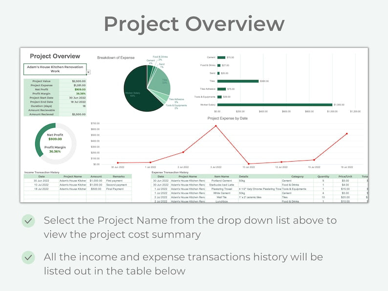 Master Your Project Finances: Introducing the Project Cost Tracker Spreadsheet!