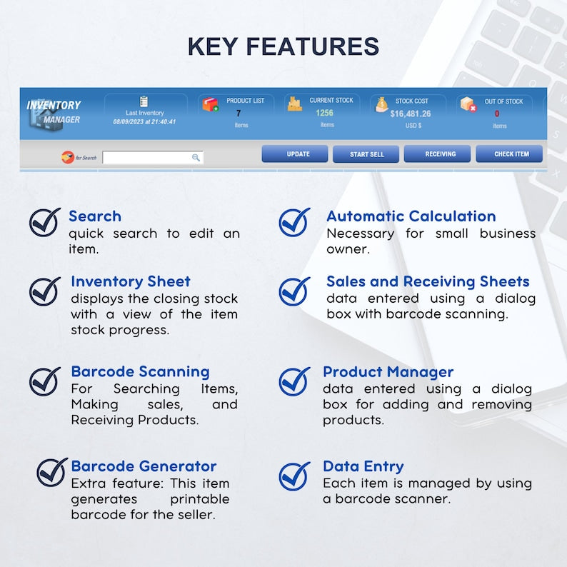 Effortless Inventory Management: Elevate Your Business with Our Stock & Sales Manager Template