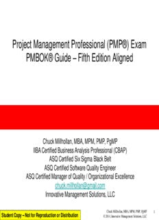 Project Management Professional (PMP®) Exam PMBOK® Guide